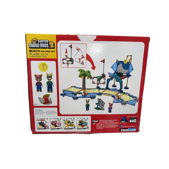K'nex New Super Mario Bros 2 Beach Building Set Brand NEW Open Box Sealed Bags - Picture 3 of 4